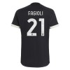 Maglia ufficiale Juventus Fagioli 21 Alternativa 2023-24 per Uomo